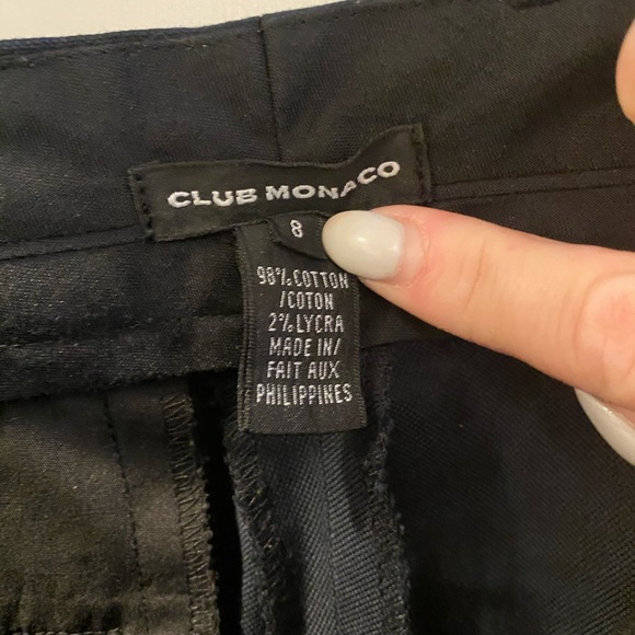 Club Monaco Structured Bootcut Pants Size 8 - Picture 6 of 7